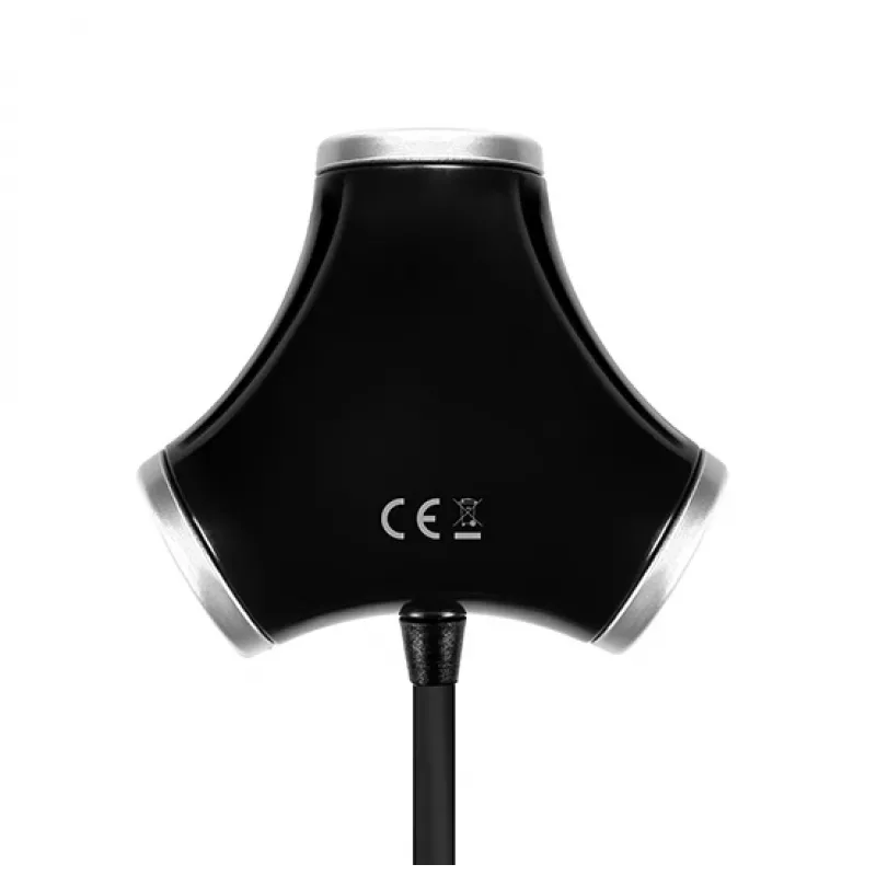 Axagon HUE-X3B Hub διασύνδεσης USB 2.0 480 Mbit/s Μαύρο