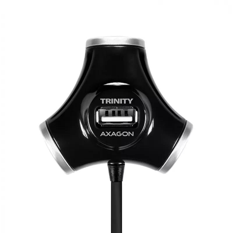 Axagon HUE-X3B Hub διασύνδεσης USB 2.0 480 Mbit/s Μαύρο