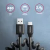 Axagon BUMM-AM10TB Καλώδιο USB USB 2.0 0,6 m Micro-USB B USB A 0,48 Gbit/s Μαύρο