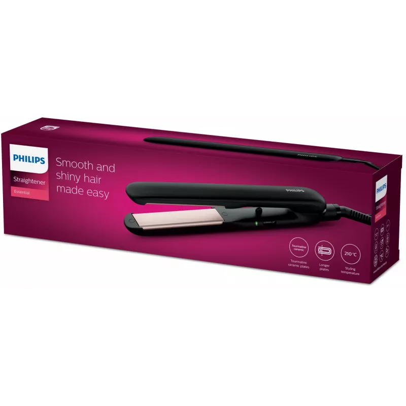 Philips Essential HP8321/00 Ισιωτική μαλλιών, μαύρη