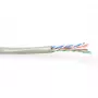 ACT CAT6 U/UTP Καλώδιο Patch με λεπτά σύρματα ιβουάρ 500 m, 500 m, Λευκό