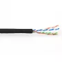 ACT CAT6 U/UTP Καλώδιο Patch με λεπτά σύρματα μαύρο 305 m, 305 m, Cat6, Μαύρο