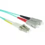 ACT 1,5 m LSZH Πολύτροπο 50/125 OM3 Καλώδιο Patch Οπτικής Ίνας Duplex με βύσματα LC και SC