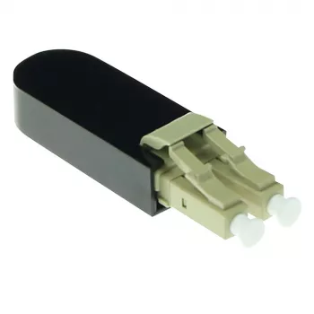ACT Προσαρμογέας Loopback Οπτικής Ίνας LC Πολύτροπο 850 nm, LC, Μαύρο, RoHS, -40 - 75 °C, 40 x 12,4 x 8,6 mm, 40 mm