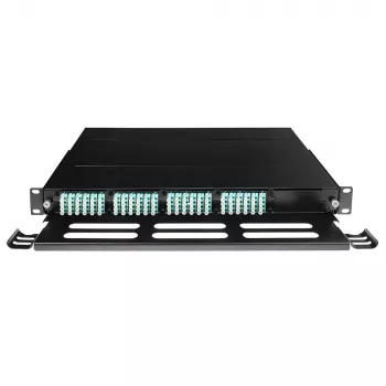 ACT Fiber Panel High Density για 5 κασέτες MTP®-MPO, PG11, PG13, Μαύρο, Μέταλλο