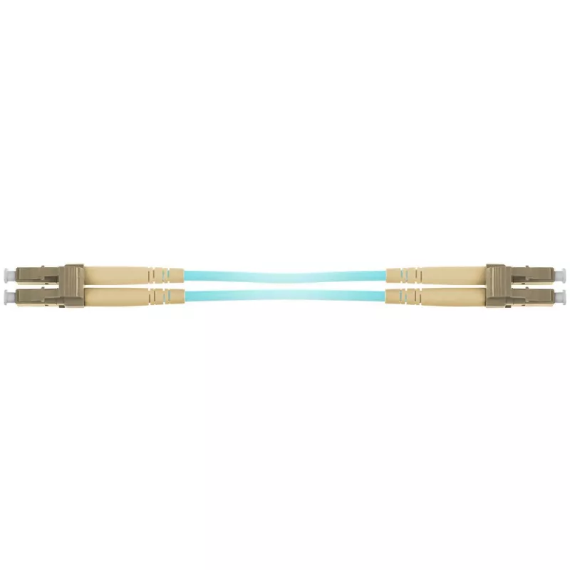 ACT 7 m Multimode 50/125 OM3 duplex θωρακισμένο καλώδιο patch οπτικών ινών με βύσματα LC