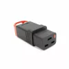 ACT C19 IEC Lock+ επανασυνδεόμενο μαύρο, PA190100BK, C19, Ευθύ, υποδοχή θηλυκή, 250 V, 16 A, Μαύρο, Κόκκινο