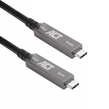 ACT USB-C 3.2 Gen2 Ενεργό Οπτικό Καλώδιο (AOC), για οθόνες αφής, βίντεο, δεδομένα, ρεύμα, 3 m