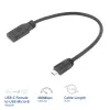 ACT Υποδοχή USB Type-C σε βύσμα USB Micro-B 2.0 Καλώδιο προσαρμογέα 0,2 m