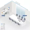 ACT Σετ επέκτασης μέσων AV με διπλό διακόπτη USB-C, CAT6A, 100 μέτρα
