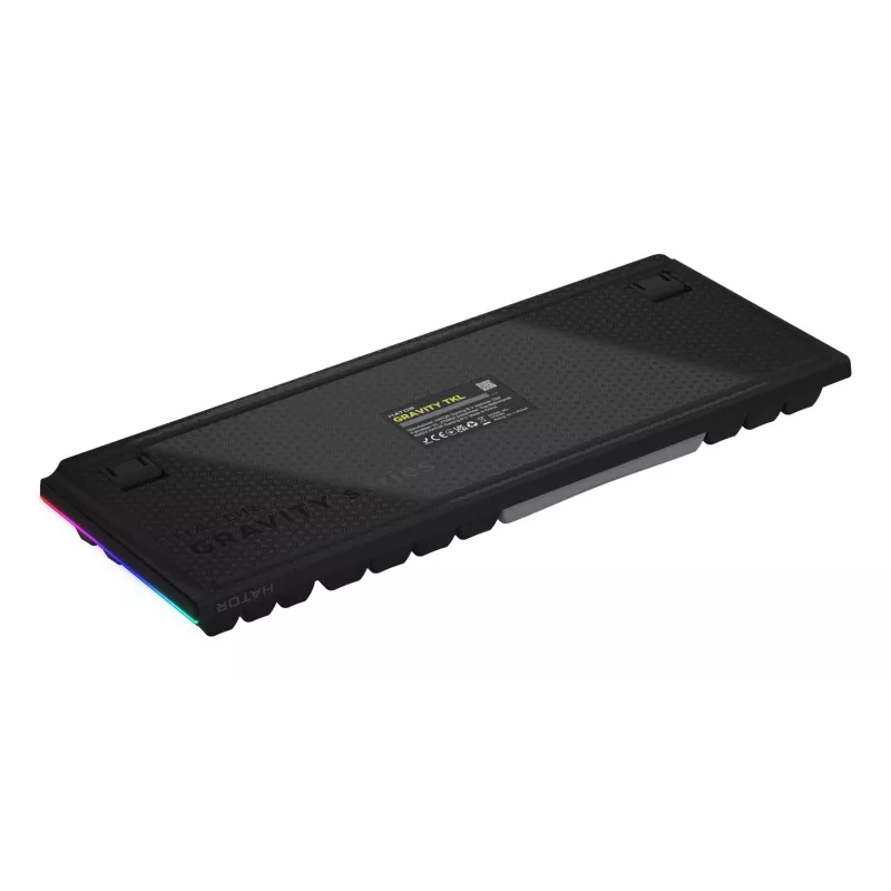 HATOR Gravity TKL Πληκτρολόγιο Gaming USB QWERTY US English μαύρο