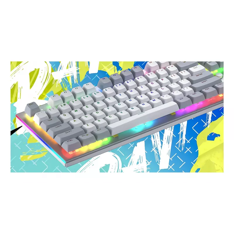 HATOR Gravity TKL Πληκτρολόγιο Gaming USB QWERTY US English μαύρο