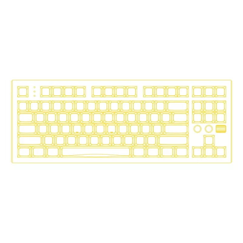 HATOR Gravity TKL Πληκτρολόγιο Gaming USB QWERTY US English μαύρο