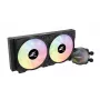 Zalman ALPHA24 μαύρο Ψύκτρα υγρού CPU 280-mm-Radiator 2 x 140 mm ανεμιστήρες ARGB-Pumpe Dual-Prozessor All-in-One-Ψύκτρα υγρού 12 cm