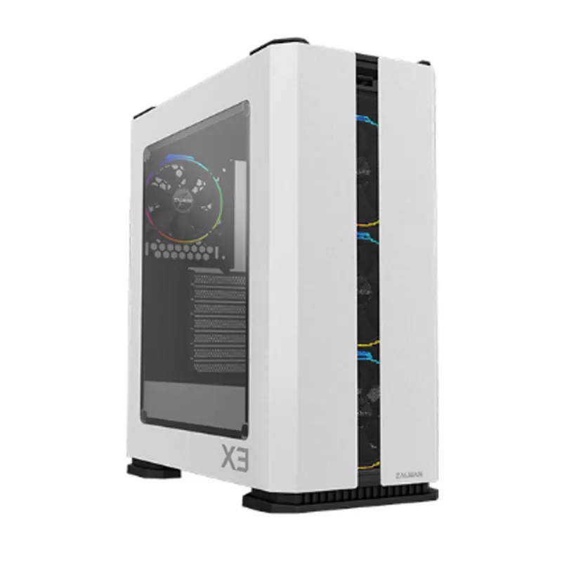 Zalman X3 WHITE Κουτί υπολογιστή Midi Tower