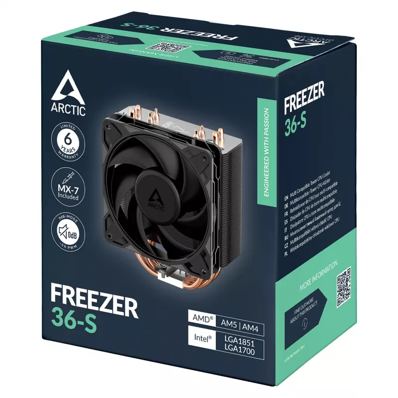 ARCTIC Freezer 36-S CPU-Αερόψυκτρα - Μαύρο