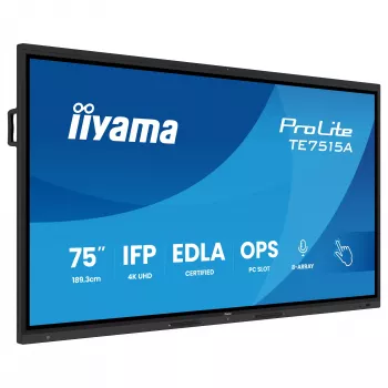 iiyama ProLite TE7515A-B2AG 75 ίντσες 4K Διαδραστική Οθόνη Αφής