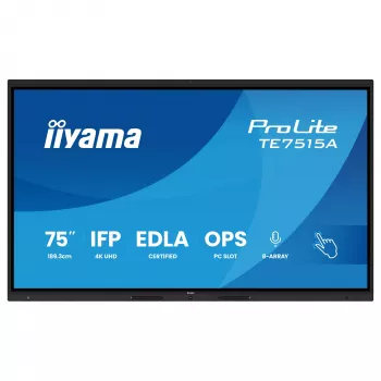 iiyama ProLite TE7515A-B2AG 75 ίντσες 4K Διαδραστική Οθόνη Αφής