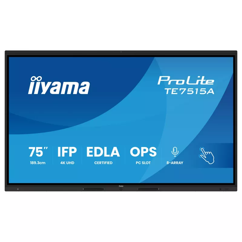 iiyama ProLite TE7515A-B2AG 75 ίντσες 4K Διαδραστική Οθόνη Αφής