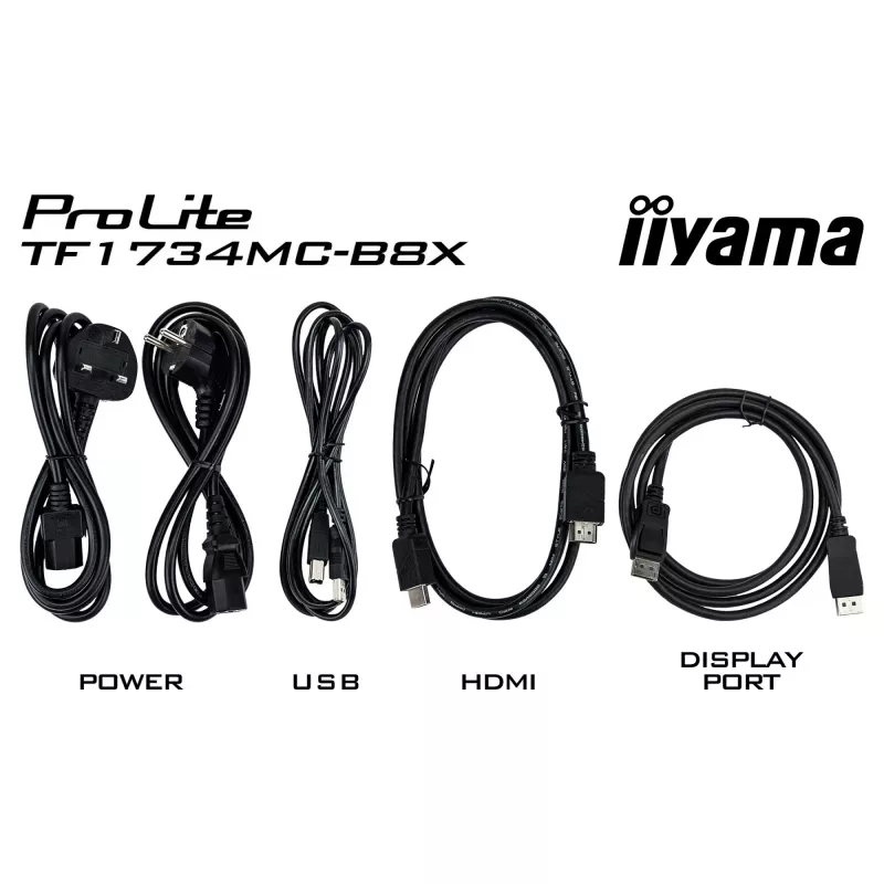 iiyama ProLite TF1734MC-B8X 17 ίντσες SXGA Open-Frame Οθόνη Αφής