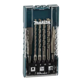 Makita E-15746 SDS-Plus Σετ Τρυπανιών και Καλεμιών, 6-τεμάχια