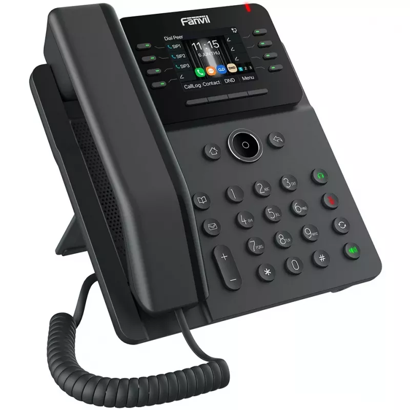 Fanvil V62G Gigabit SIP IP-Τηλέφωνο Γραφείου (12 Γραμμές, Έγχρωμη Οθόνη)