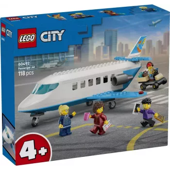 LEGO City 60492 Επιβατικό Αεροπλάνο (118 Κομμάτια)