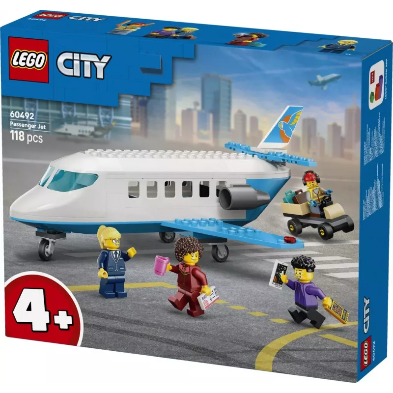 LEGO City 60492 Επιβατικό Αεροπλάνο (118 Κομμάτια)