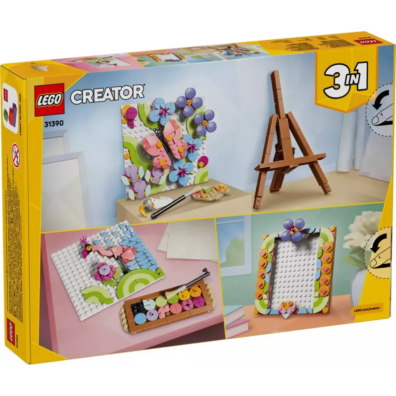LEGO Creator 3-in-1 31390 Ανθογραφία τέχνης-διακόσμησης (348 τεμ.)