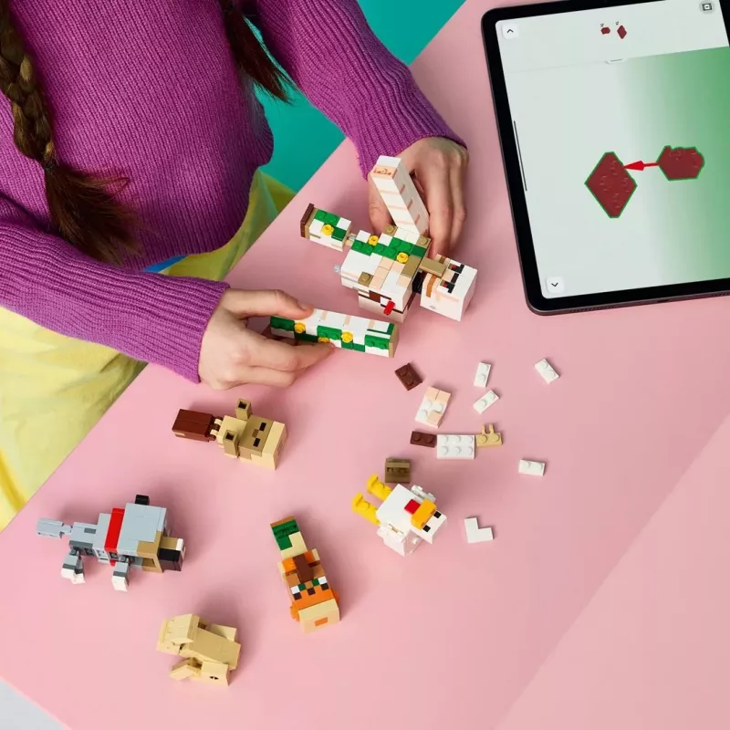 LEGO Minecraft 21592 Επίθεση στην έρημο με αναβάτη κότας (428 τεμ.)