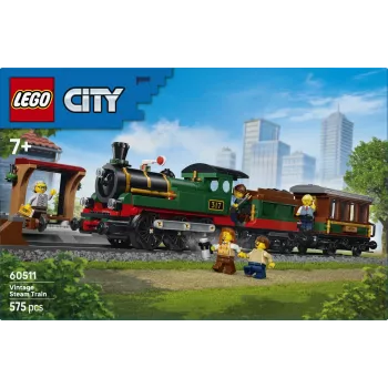 LEGO City 60511 Ιστορικό ατμοκίνητο τρένο (575 τεμ.)