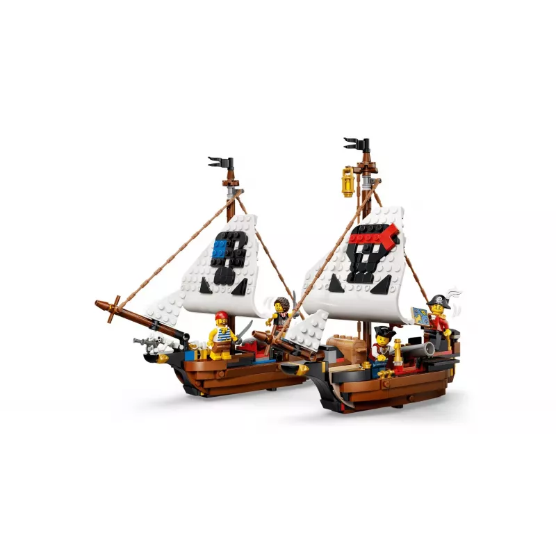 LEGO Creator 3-in-1 31387 Εμβληματικό πειρατικό πλοίο (1074 τεμ.)