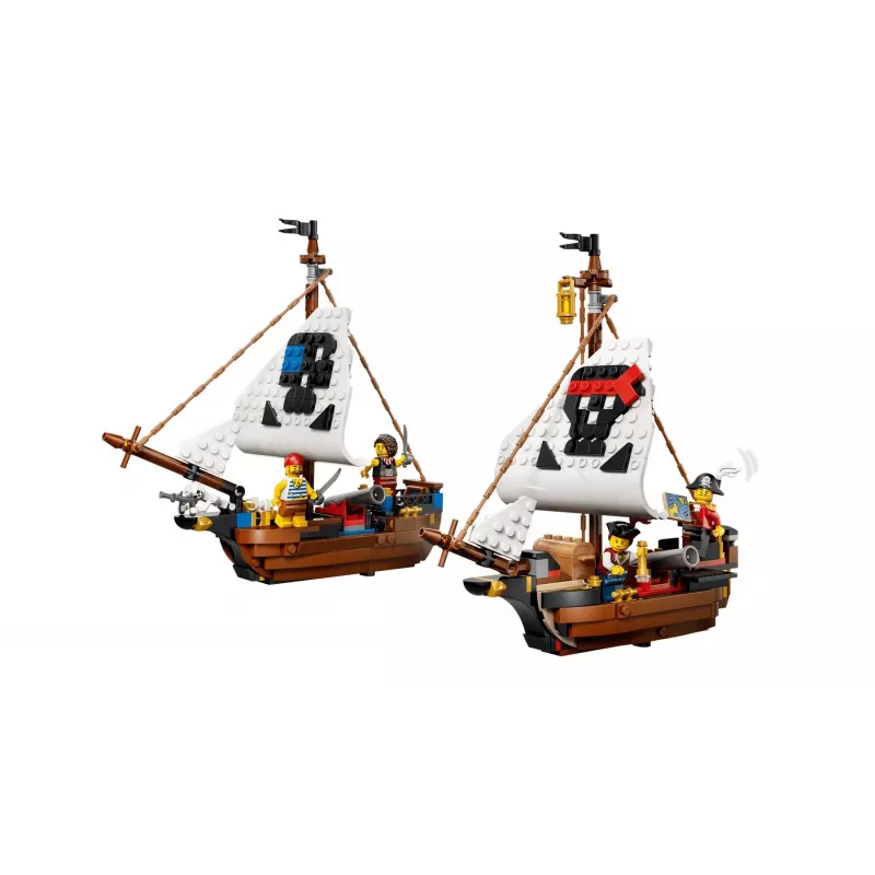 LEGO Creator 3-in-1 31387 Εμβληματικό πειρατικό πλοίο (1074 τεμ.)