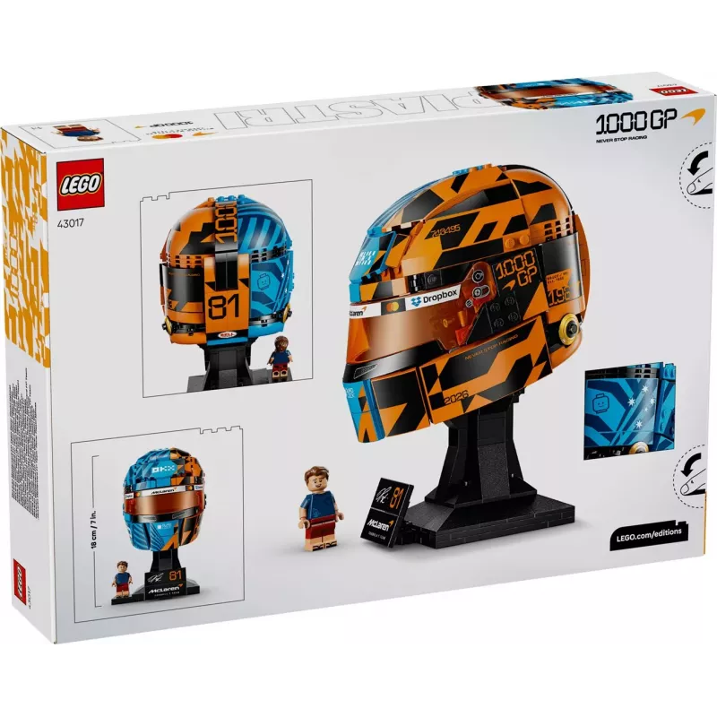 LEGO Editions 43017 Κράνος McLaren F1 Oscar Piastri (793 τεμ.)