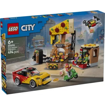 LEGO City 60496 Υπηρεσία παράδοσης πίτσας με οχήματα (494 τεμ.)