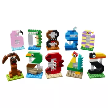 LEGO 40807 Αριθμοί γενεθλίων - διακοσμητικό τούρτας με ζώα (281 τεμ.)