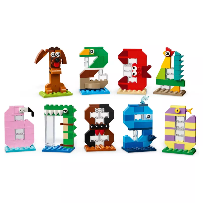 LEGO 40807 Αριθμοί γενεθλίων - διακοσμητικό τούρτας με ζώα (281 τεμ.)