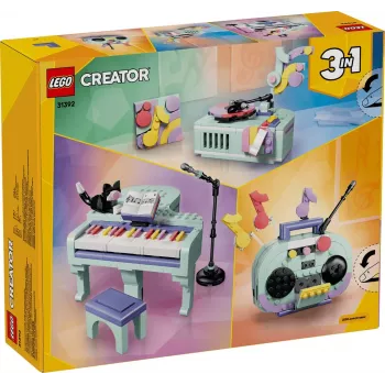 LEGO Creator 3-in-1 31392 Διακοσμητικό πιάνο με γάτα (485 τεμ.)
