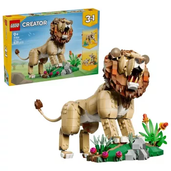LEGO Creator 3-in-1 31386 Άγρια ζώα: Μεγαλοπρεπές λιοντάρι (839 τεμ.)