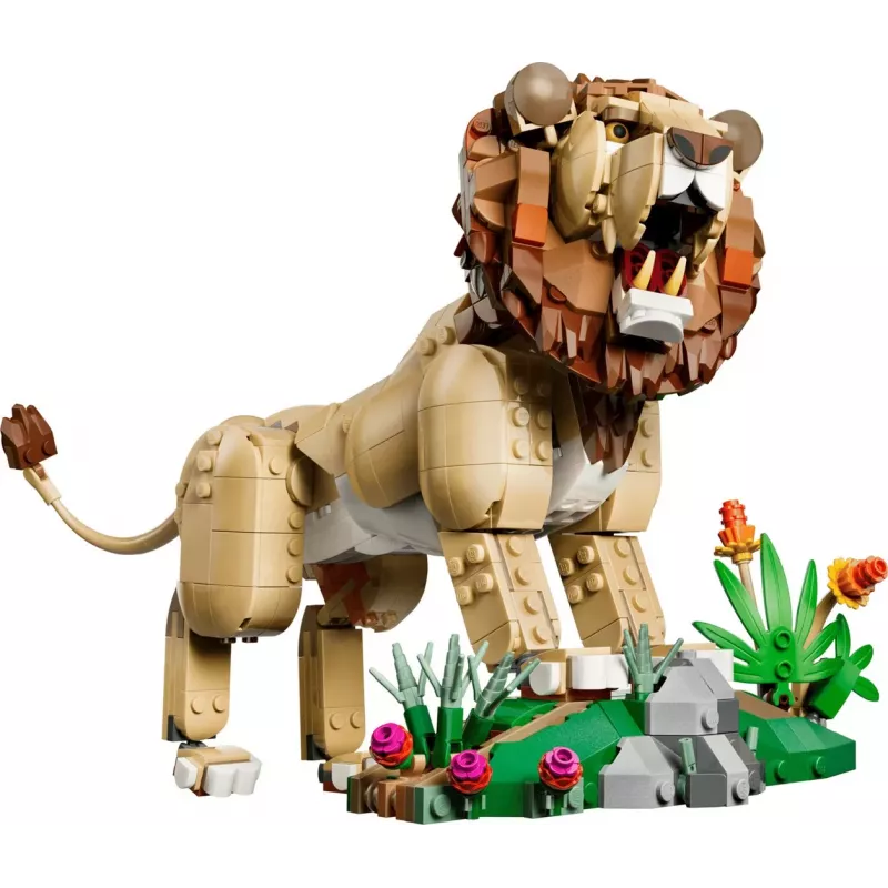 LEGO Creator 3-in-1 31386 Άγρια ζώα: Μεγαλοπρεπές λιοντάρι (839 τεμ.)