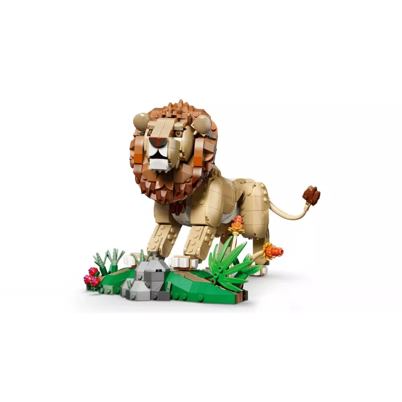 LEGO Creator 3-in-1 31386 Άγρια ζώα: Μεγαλοπρεπές λιοντάρι (839 τεμ.)