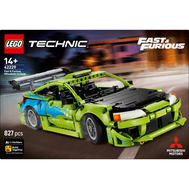 LEGO Technic 42229 Fast & Furious Mitsubishi Eclipse (827 τεμ.)