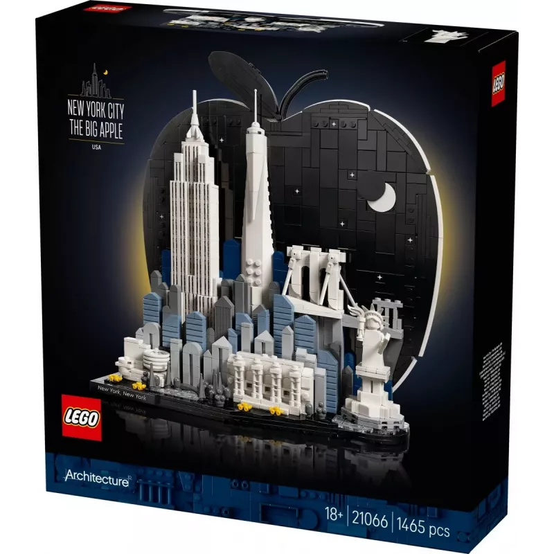 LEGO Architecture 21066 Νέα Υόρκη - Το Μεγάλο Μήλο (1465 τεμ.)