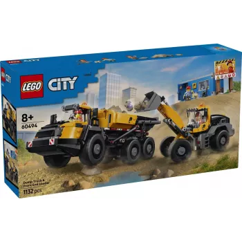 LEGO City 60494 Ανατρεπόμενο φορτηγό & φορτωτής (1132 τεμ.)
