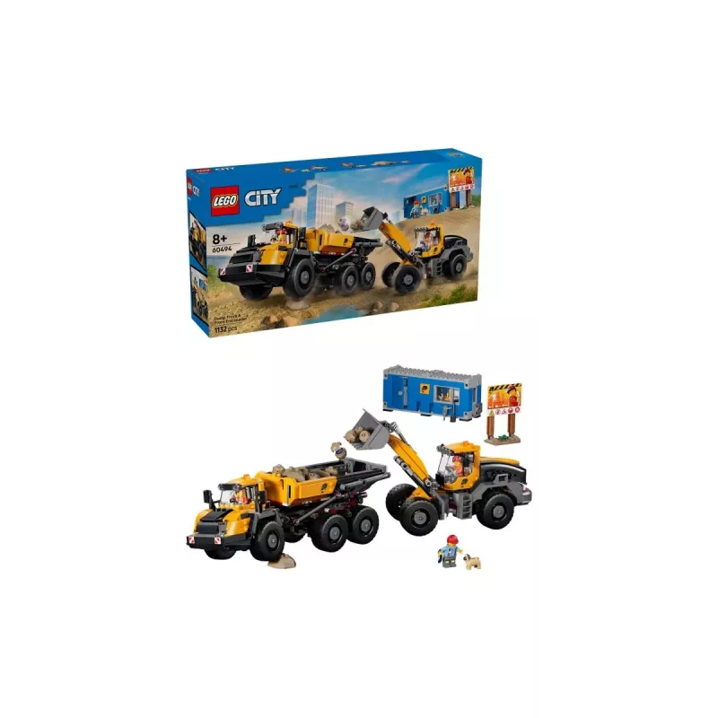 LEGO City 60494 Ανατρεπόμενο φορτηγό & φορτωτής (1132 τεμ.)