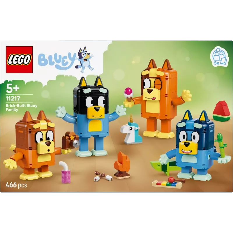 LEGO Bluey 11217 Οικογένεια Bluey από τουβλάκια (466 τεμ.)