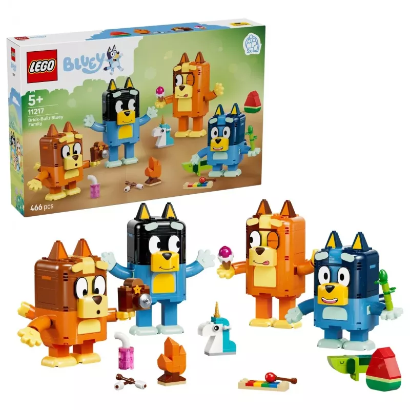 LEGO Bluey 11217 Οικογένεια Bluey από τουβλάκια (466 τεμ.)