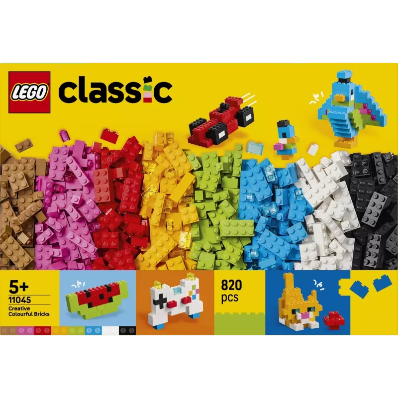 LEGO Classic 11045 Δημιουργικά πολύχρωμα τουβλάκια (820 τεμ.)