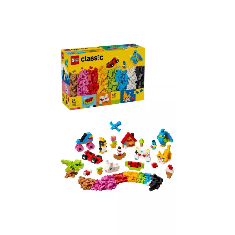 LEGO Classic 11045 Δημιουργικά πολύχρωμα τουβλάκια (820 τεμ.)
