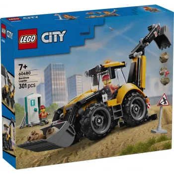 LEGO City 60480 Κίτρινος φορτωτής-εκσκαφέας (301 τεμ.)